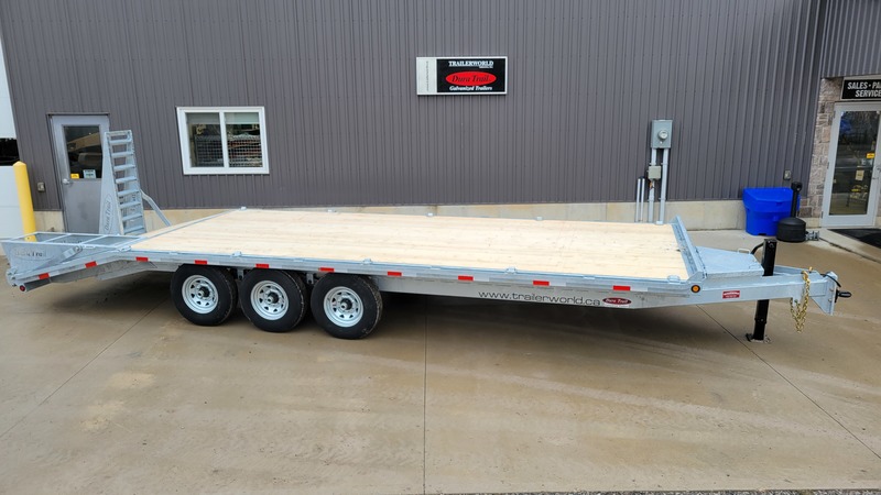 Deckover Trailers  25ft 10 Ton Deckover Float with Flip-over Ramps Photo