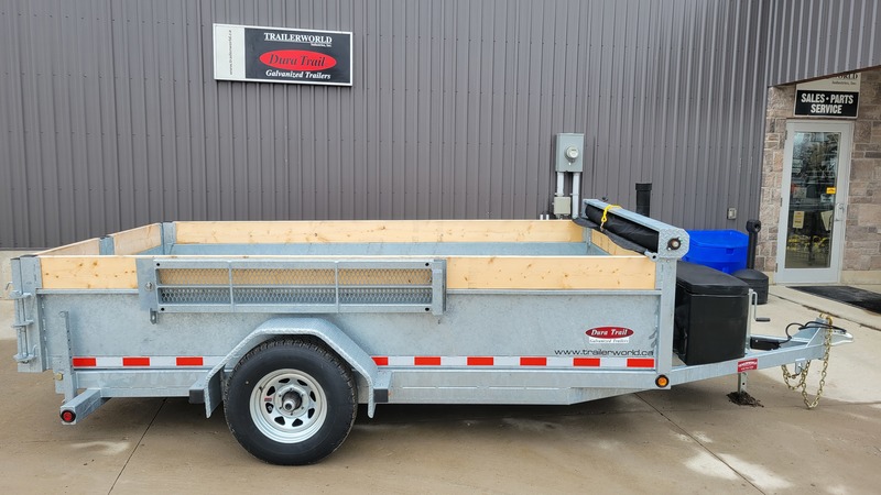 Hydraulic Dump  6x12 2.5 Ton Galvanized Dump Trailer - EASY TO TOW Photo