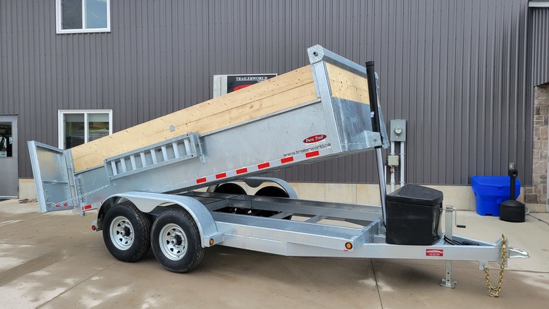 6.5x12 7 Ton Galvanized Dump Trailer - Built in Brantford ON