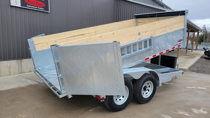 Hydraulic Dump  6.5x12 7 Ton Galvanized Dump Trailer - Built in Brantford ON Photo