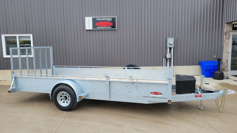 6x15 Heavy General Duty Galvanized Duratrail Utility Trailer - Built to Last!