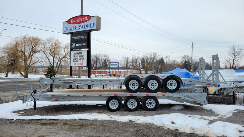 10 Ton Galvanized Equipment Trailer - Made in Brantford ON