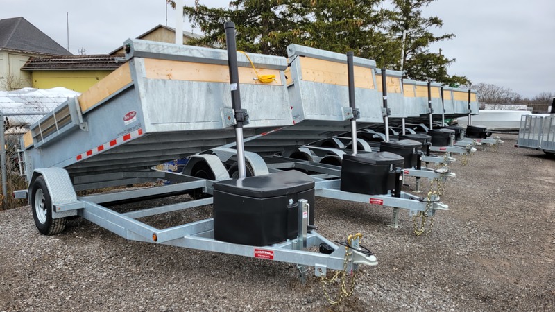 Hydraulic Dump  Galvanized Dump Trailers - 2.5-10 Tons - Duratrail Trailers Photo