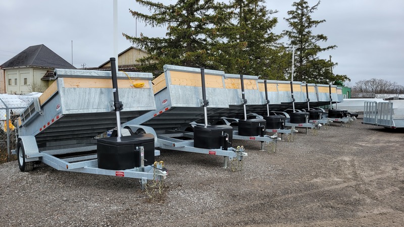 Hydraulic Dump  Galvanized Dump Trailers - 2.5-10 Tons - Duratrail Trailers Photo