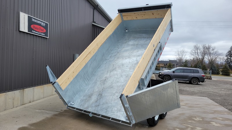 Hydraulic Dump  Galvanized Dump Trailers - 2.5-10 Tons - Duratrail Trailers Photo