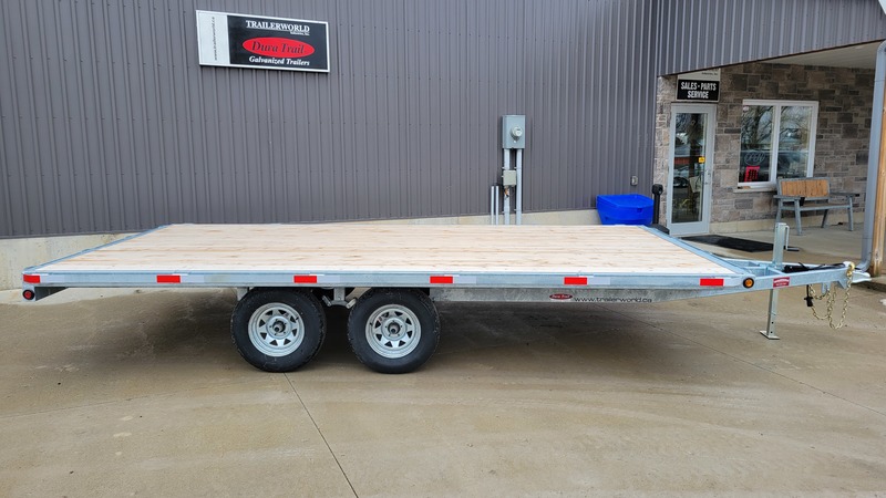 Deckover Trailers  8x14 3 Ton Galvanized Duratrail Deckover Trailer  Photo