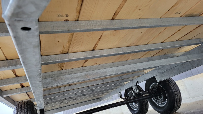 Deckover Trailers  8x14 3 Ton Galvanized Duratrail Deckover Trailer  Photo