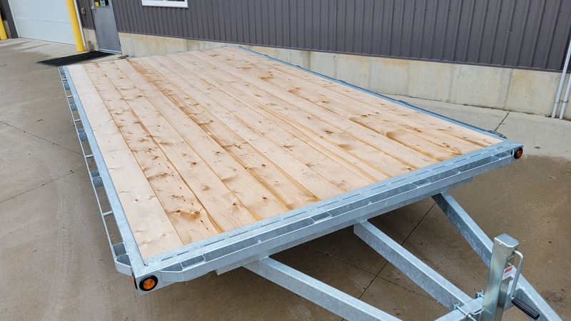 Deckover Trailers  8x14 3 Ton Galvanized Duratrail Deckover Trailer  Photo