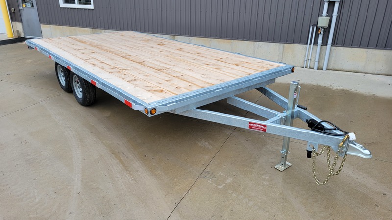 Deckover Trailers  8x16 3 Ton Galvanized Duratrail Deckover Trailer  Photo