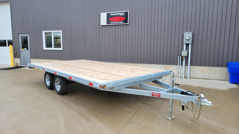 Deckover Trailers  8x16 3 Ton Galvanized Duratrail Deckover Trailer  Photo