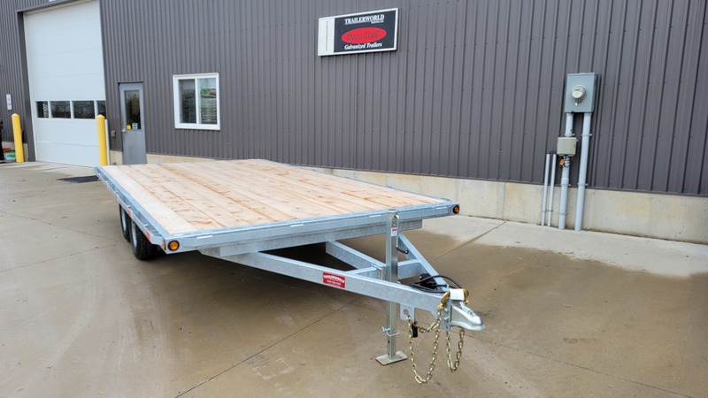 Deckover Trailers  8x18 3 Ton Galvanized Duratrail Deckover Trailer - Built To Last! Photo