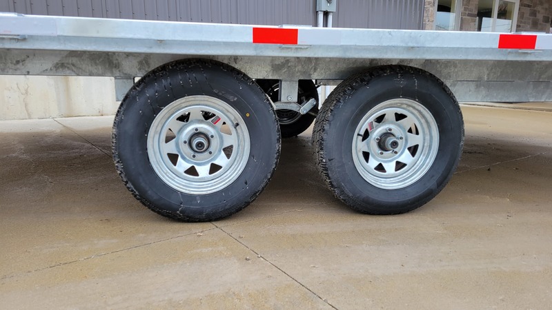 Deckover Trailers  8x18 3 Ton Galvanized Duratrail Deckover Trailer - Built To Last! Photo