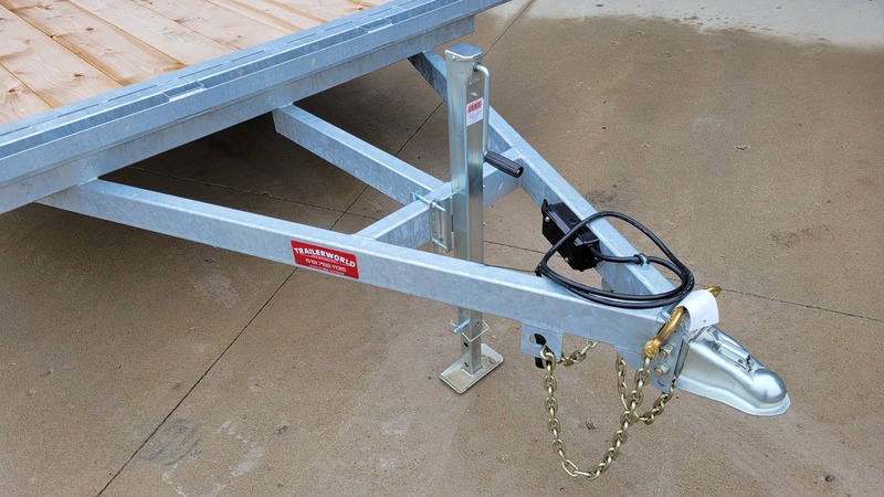 Deckover Trailers  8x18 3 Ton Galvanized Duratrail Deckover Trailer - Built To Last! Photo