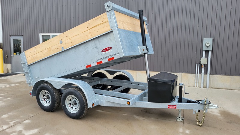 Hydraulic Dump  6x12 5 Ton Galvanized Dump Trailer - Commercial Grade! Photo