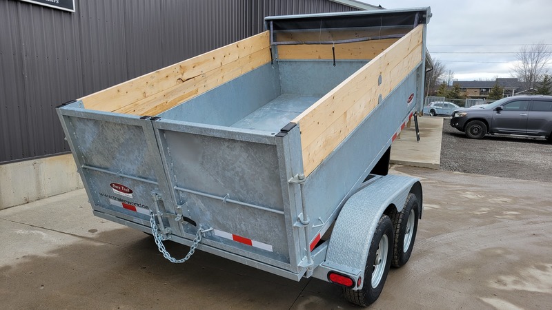 Hydraulic Dump  6x12 5 Ton Galvanized Dump Trailer - Commercial Grade! Photo