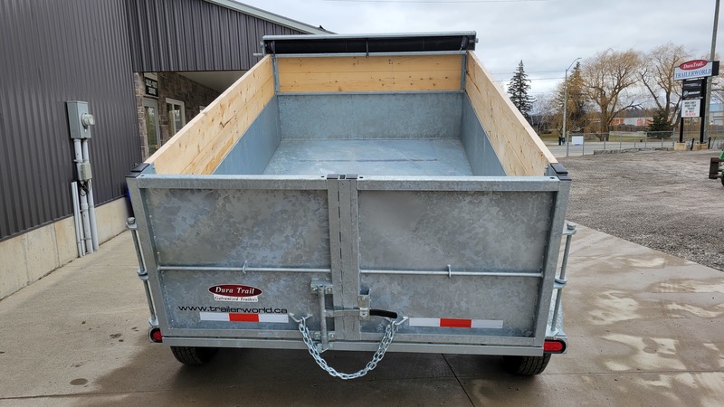 Hydraulic Dump  6x12 5 Ton Galvanized Dump Trailer - Commercial Grade! Photo