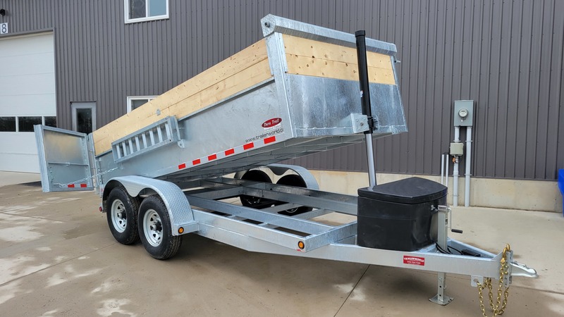 6X12 7 Ton Galvanized Duratrail Dump Trailer - Brantford Built