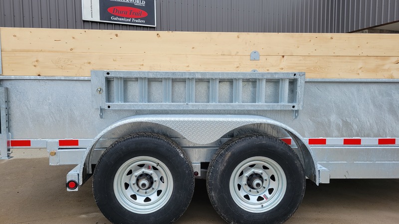 Hydraulic Dump  6X12 7 Ton Galvanized Duratrail Dump Trailer - Brantford Built Photo