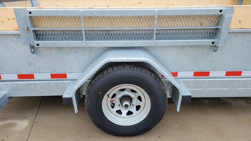 Hydraulic Dump  6x10 2.5 Ton Galvanized Dump Trailer - EASY TO TOW Photo