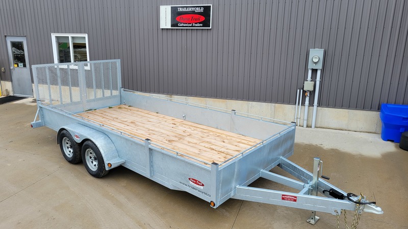 6.5x16 5 Ton Galvanized Landscape Trailer - Commercial Grade