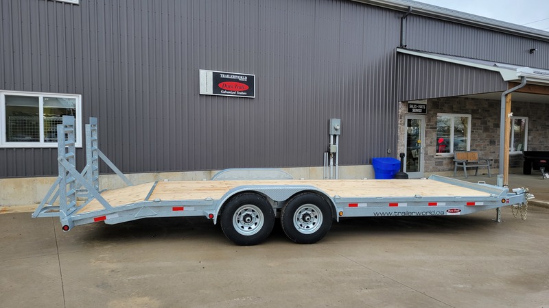 Equipment Haulers  24ft 7 Ton Galvanized Heavy Equipment Trailer Photo