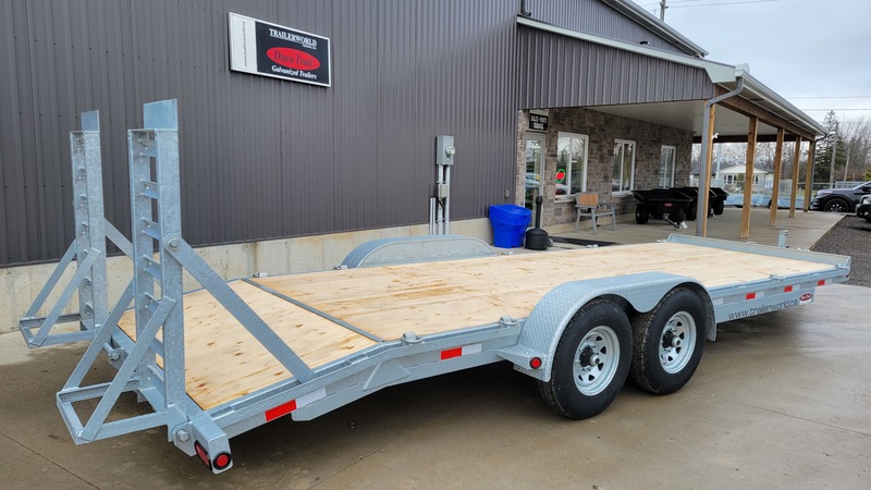 Equipment Haulers  24ft 7 Ton Galvanized Heavy Equipment Trailer Photo