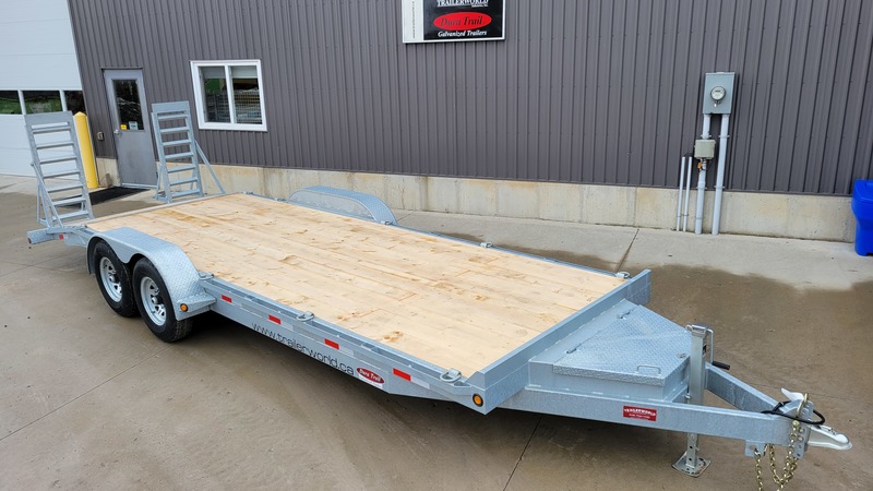 Equipment Haulers  24ft 7 Ton Galvanized Heavy Equipment Trailer Photo