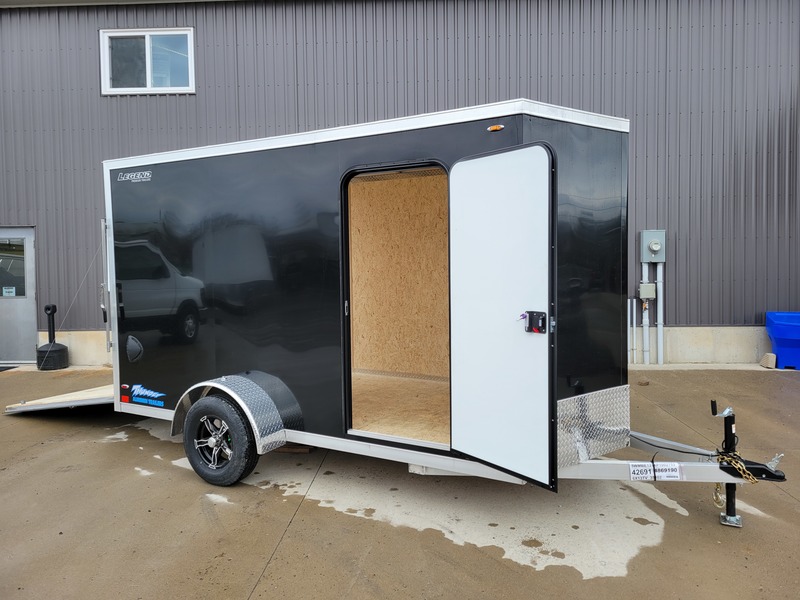 Enclosed Trailers  Aluminum Cargo Trailers - In Stock Photo