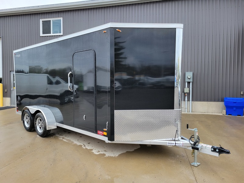 Enclosed Trailers  Aluminum Cargo Trailers - In Stock Photo