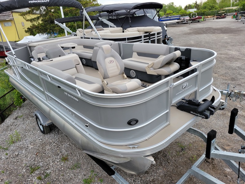2021 21ft Princecraft Sportfisher Pontoon Boat with 60hp Merc