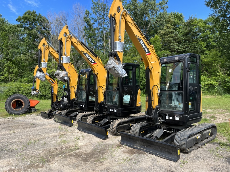 Sany SY35U Mini Excavator with HVAC cab