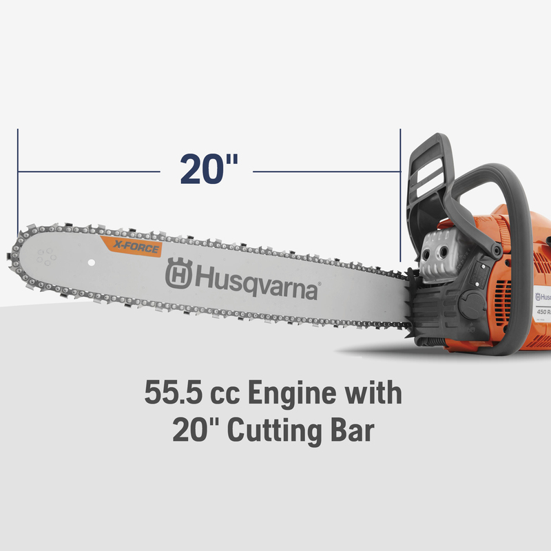 Landscape and Snow Removal  Husqvarna 455 Rancher Gas Chainsaw Photo