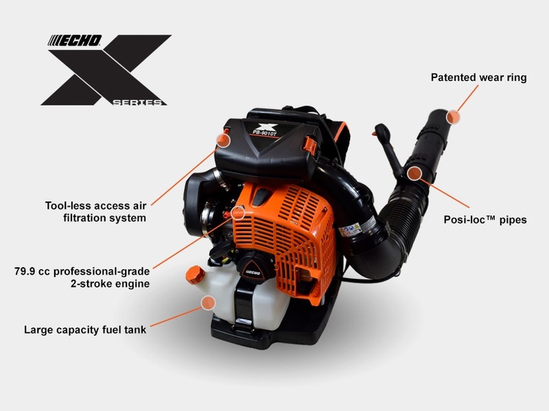 Property Maintenance  ECHO X Series PB-9010T backpack blower Photo