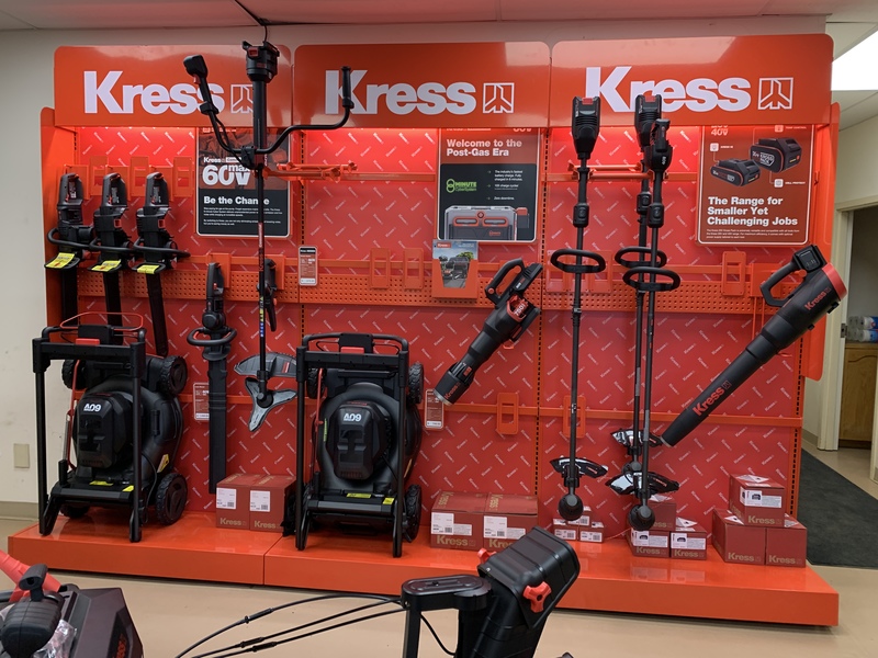 Kress 40v and 60v battery powered tools