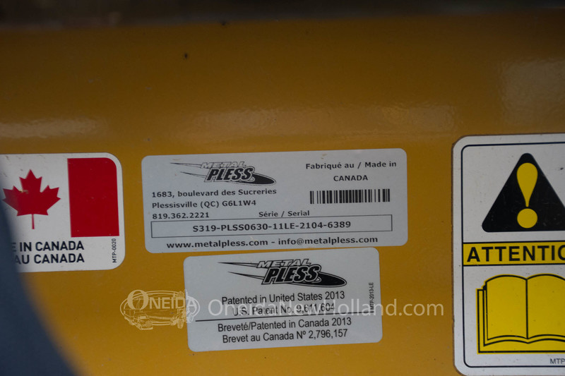 Landscape and Snow Removal  Metal Pless Plowmaxx PSS0630-11LE Snow Blade Photo