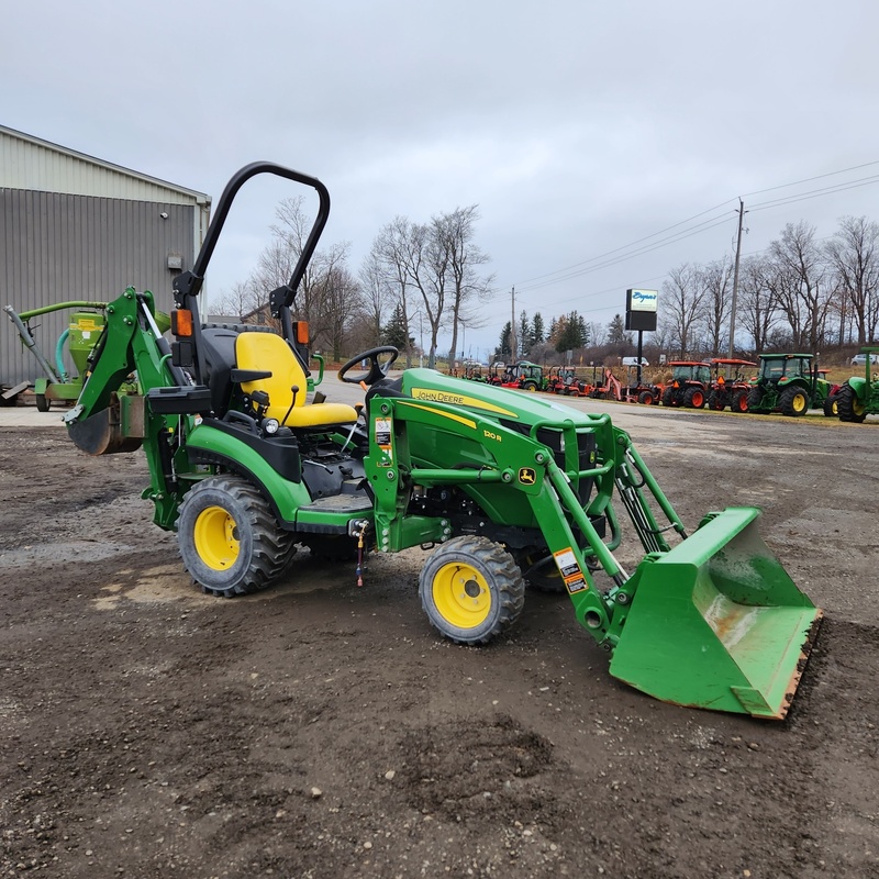 BRYAN'S FARM John Deere 1025R Tractor/Backhoe