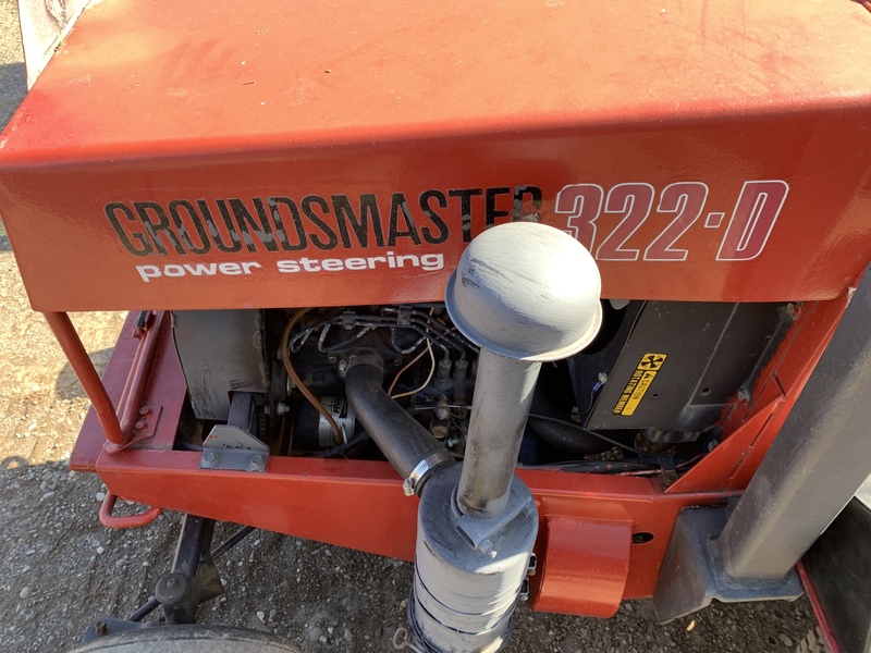 Toro 322D 72” Front deck diesel mower 