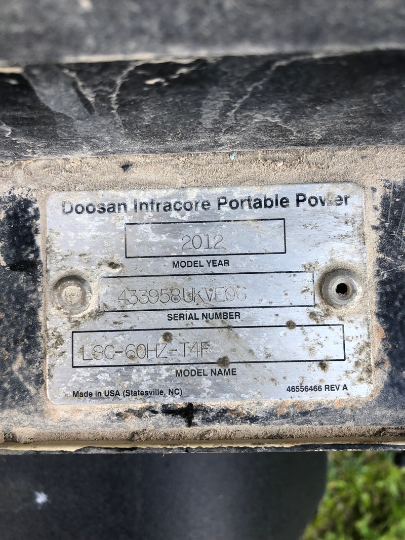 Doosan Diesel Light Tower with Generator