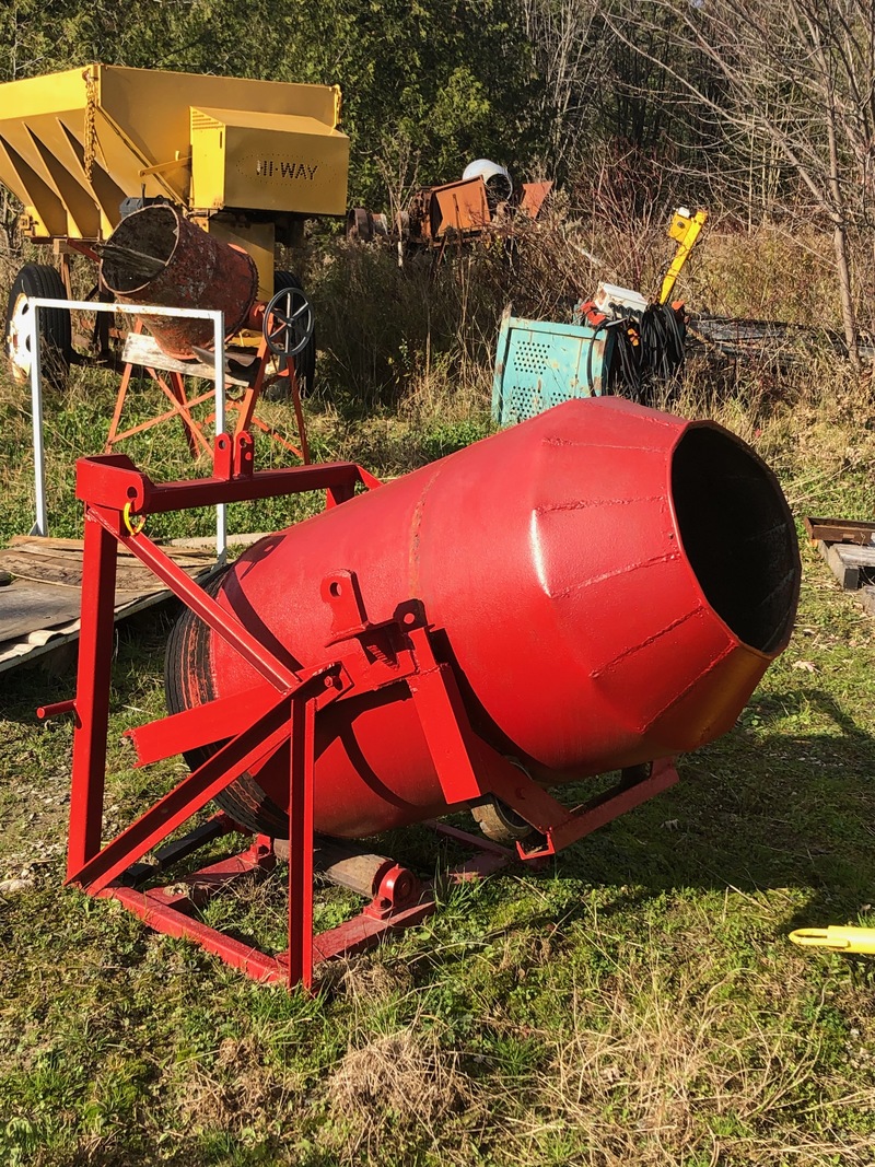 Construction  Cement Mixer ~ 3-Point, PTO Drive Photo