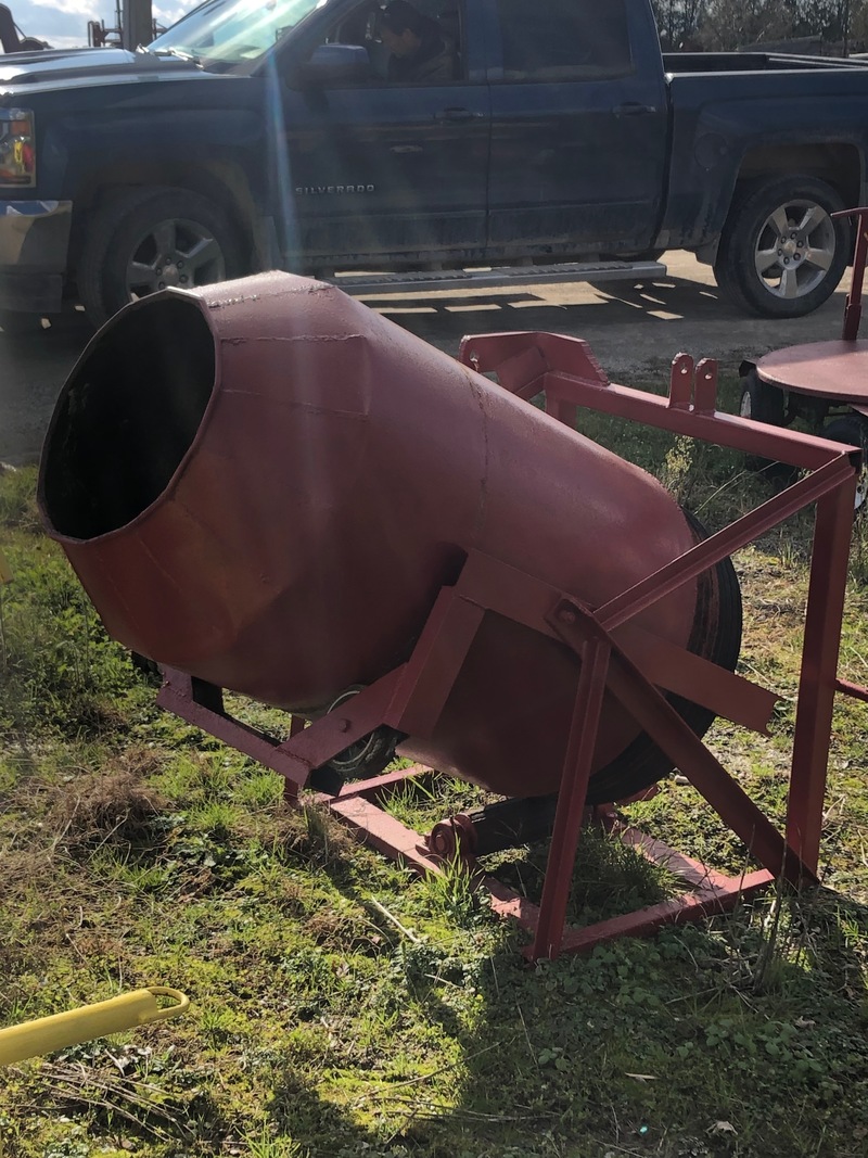 Construction  Cement Mixer ~ 3-Point, PTO Drive Photo