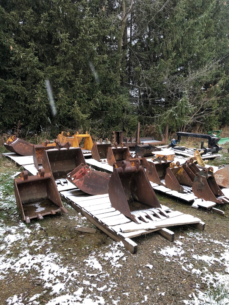 Various Backhoe and Excavation Buckets