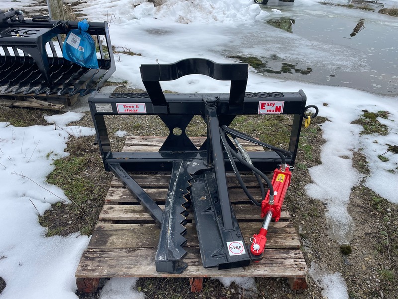 Easy Man tree  Shear - Skidsteer & Quick Attach, Almost New