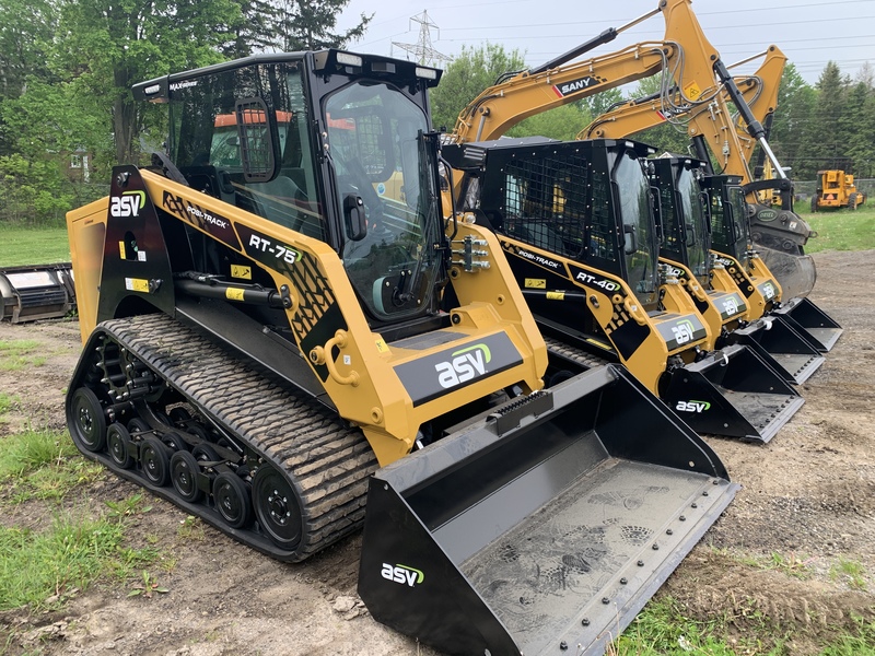 ASV RT75 MAX cab Compact Track Loader 