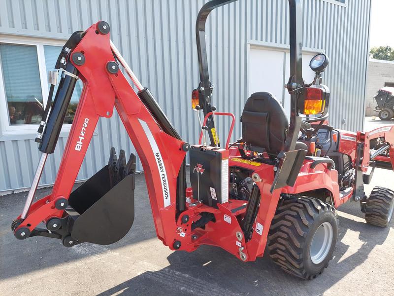 Tractors  Massey Ferguson GC1725MB Tractor with Loader and Backhoe Photo