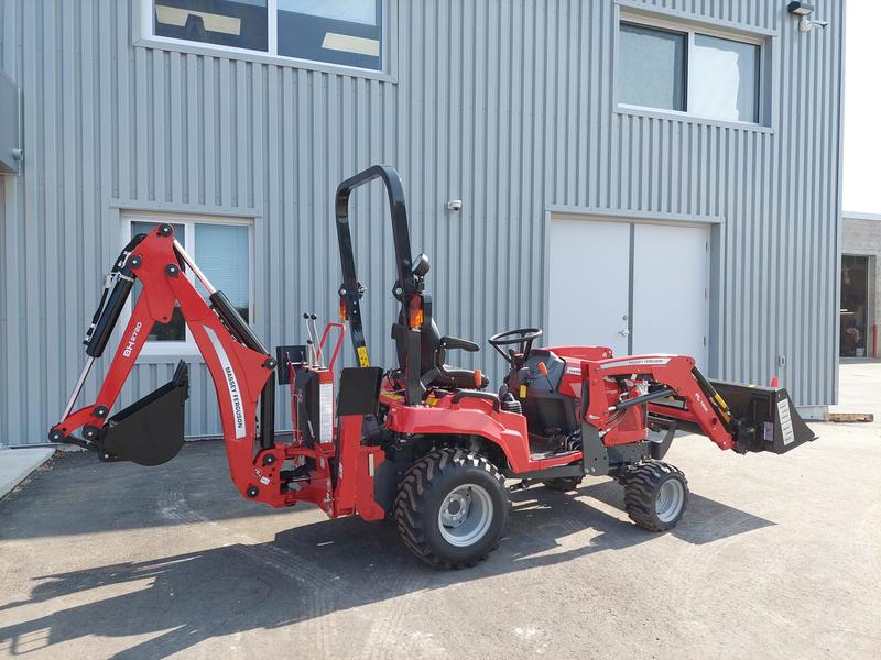 Tractors  Massey Ferguson GC1725MB Tractor with Loader and Backhoe Photo