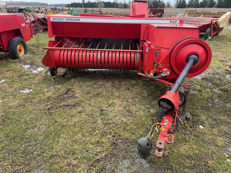Hay/Forage/Livestock  Massey Ferguson 228 Baler with Thrower - Great Condition Photo