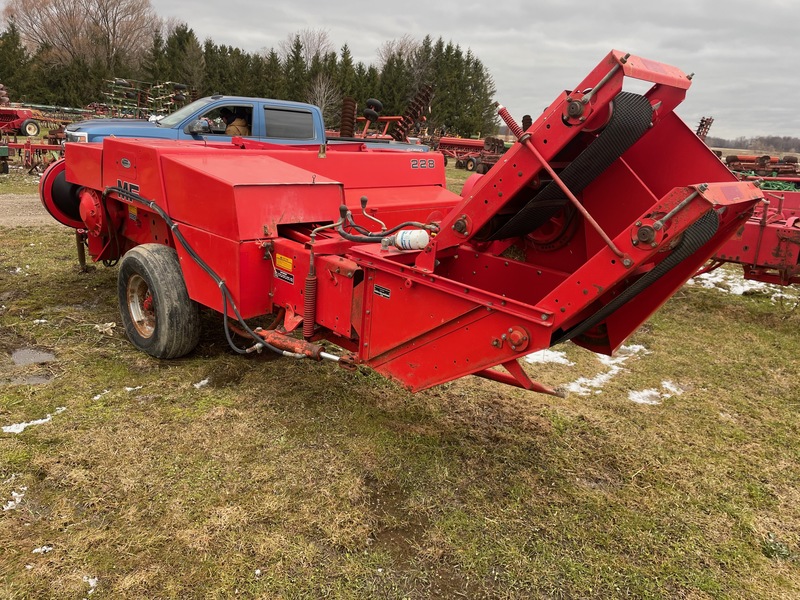 Hay/Forage/Livestock  Massey Ferguson 228 Baler with Thrower - Great Condition Photo