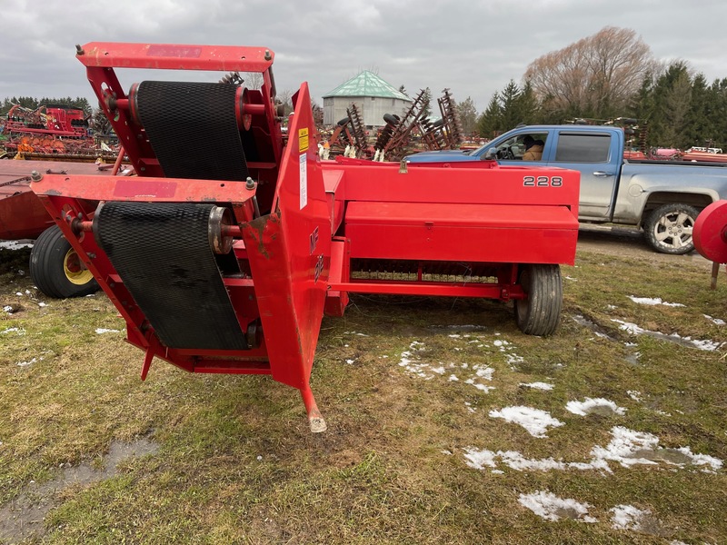 Hay/Forage/Livestock  Massey Ferguson 228 Baler with Thrower - Great Condition Photo