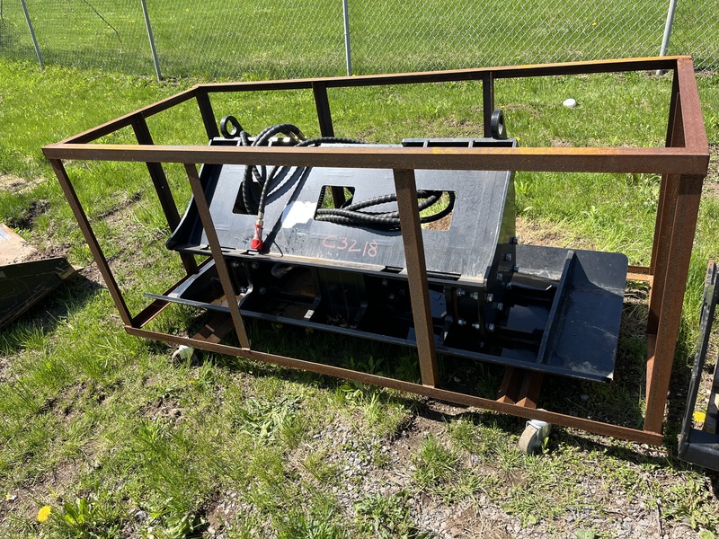 AGT 6’ Tamper Attachment for skid steer