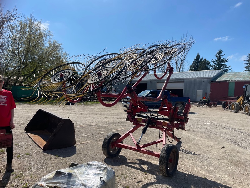 Hay/Forage/Livestock  Inverstol Wheel Rake - Hydraulic Fold & Lift - 8 Wheel Photo